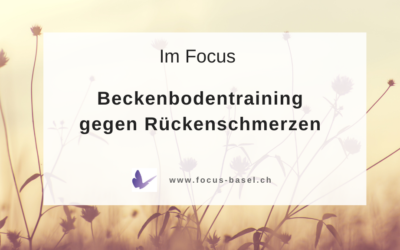 Beckenbodentraining gegen Rückenschmerzen