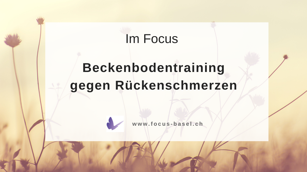 Beckenbodentraining gegen Rückenschmerzen